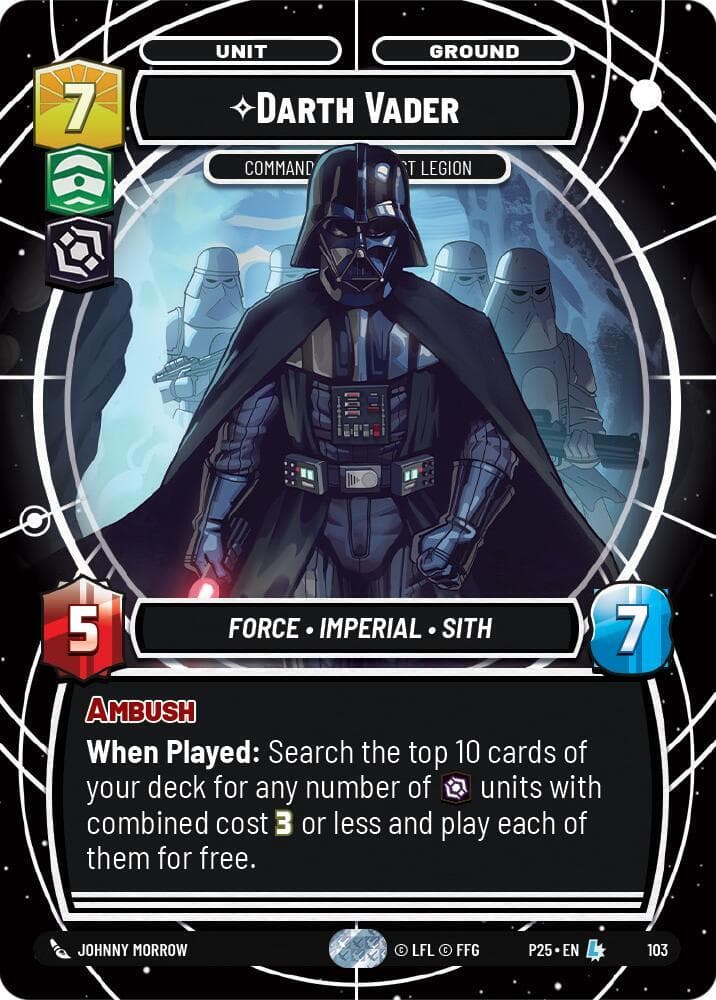 Star Wars Unlimited sample card
